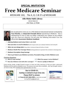 Free Medicare Seminar (Pine Prairie) @ Pine Prairie Library
