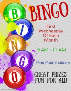 Bingo @ Pine Prairie Library
