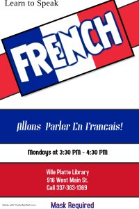 Allons Parler En Francais! @ Evangeline Parish Library