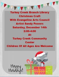 Turkey Creek Christmas Craft @ Turkey Creek Community Center