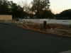 Parking areas are poured! Nov 2012